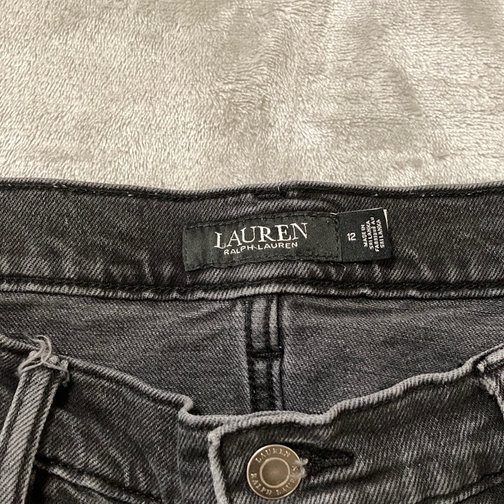 Lauren Ralph Lauren Women’s Jeans Black Skinny Stretch Size 12 - Picture 10 of 10